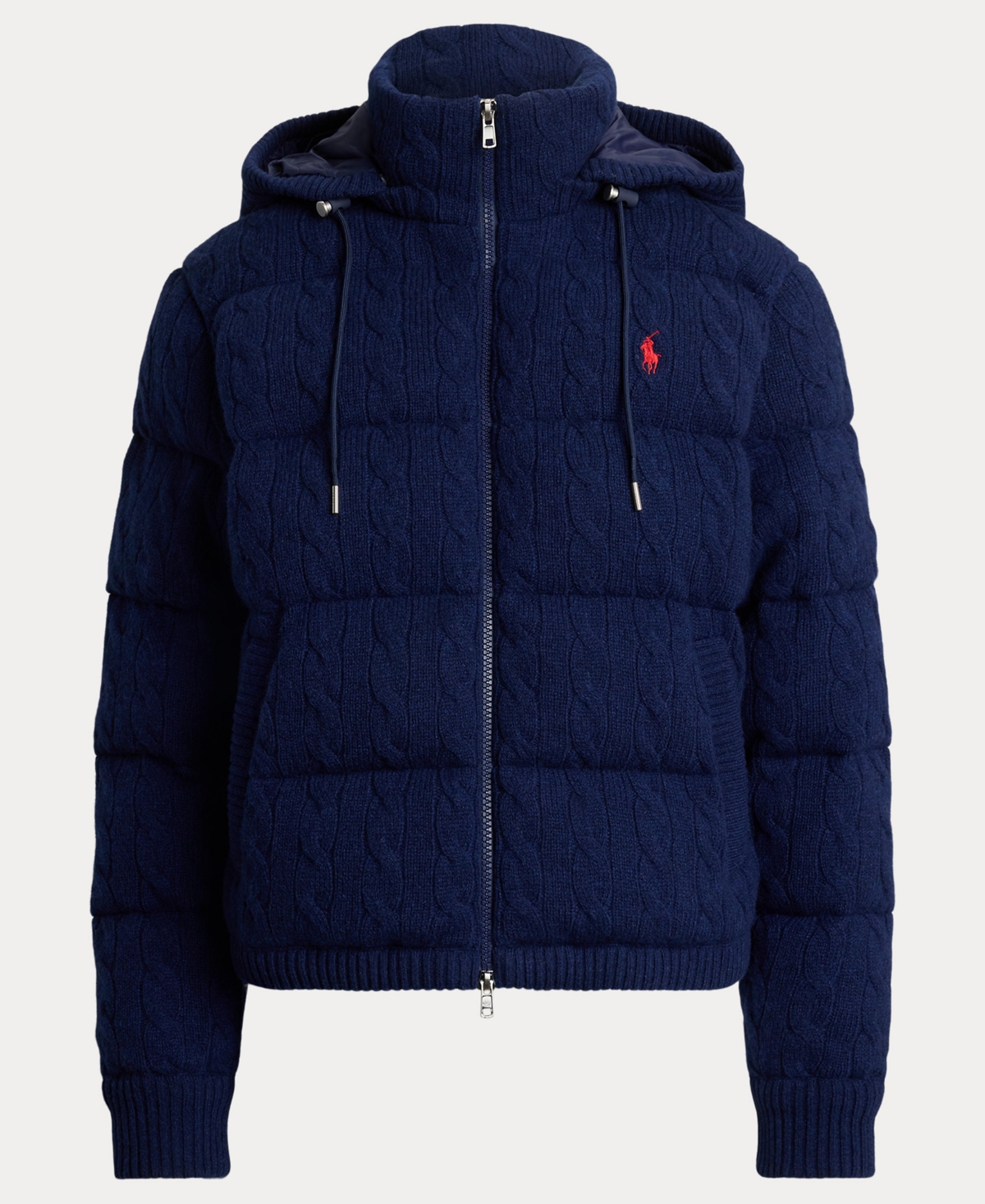 Polo Ralph Lauren Women's Hooded Quilt Jacket In Blue