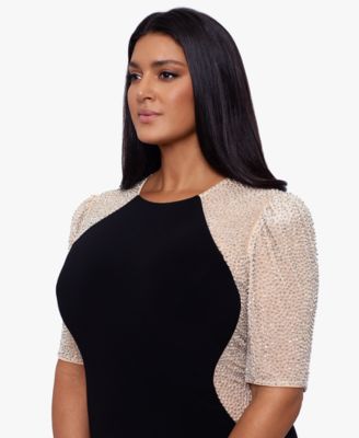 Plus Size Short Sleeve Sheath Dress