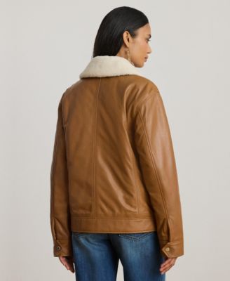 Women's Faux Shearling Trim Jacket