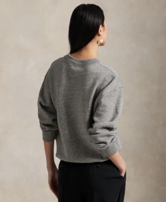 Women's Polo Bear Fleece Crewneck Sweatshirt