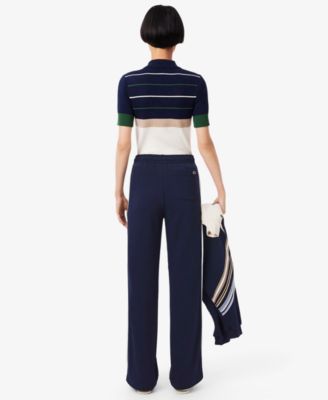 Women's Striped Wide Fit Sweatpants