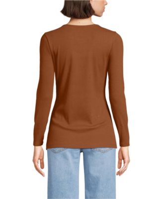 Women's Long Sleeve Micro Rib T-Shirt