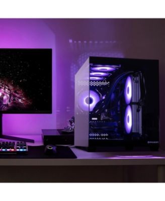 Prebuilt Gaming PC - Radeon RX 7650GRE 8G, Ryzen 5 9600X, 16GB DDR5, 1TB SSD, Win 11 - Ready for 1080p Ultra Gaming (Liquid Cooled)