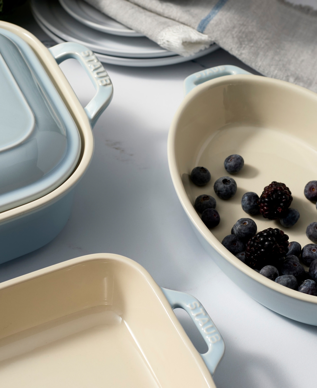 Staub Ceramics 4-piece Mixed Baking Dish Set In Multi