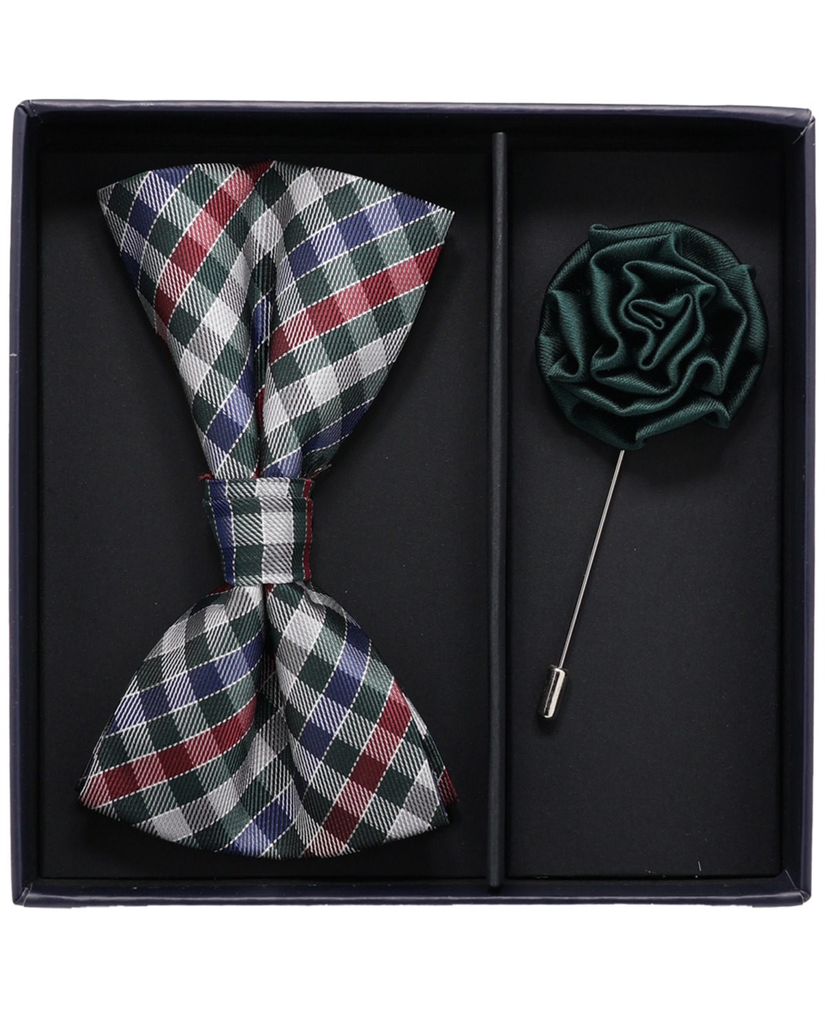 Ben Sherman Men'sâ 2-piece Bow Tie And Lapel Pin Box Set In Multi