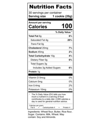 Tin Jar The Classic Shortbread, 30 pieces