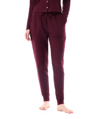 Women's Mid Rise Pointelle Jogger Pajama Pants