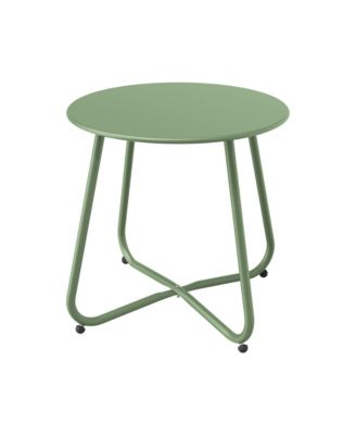 Outdoor detachable iron sheet coffee table