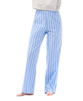 Women's Stripe Poplin Pants