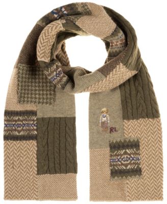 Men's Charles Bear Patchwork Scarf