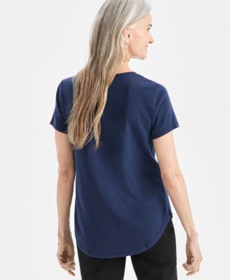 Women's Holiday Menorah Graphic T-Shirt, Macy's Exclusive