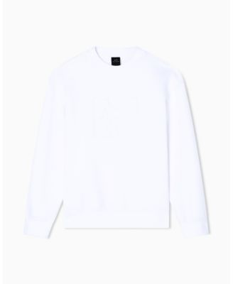 Men's Tonal Grid Box Crewneck Sweatshirt