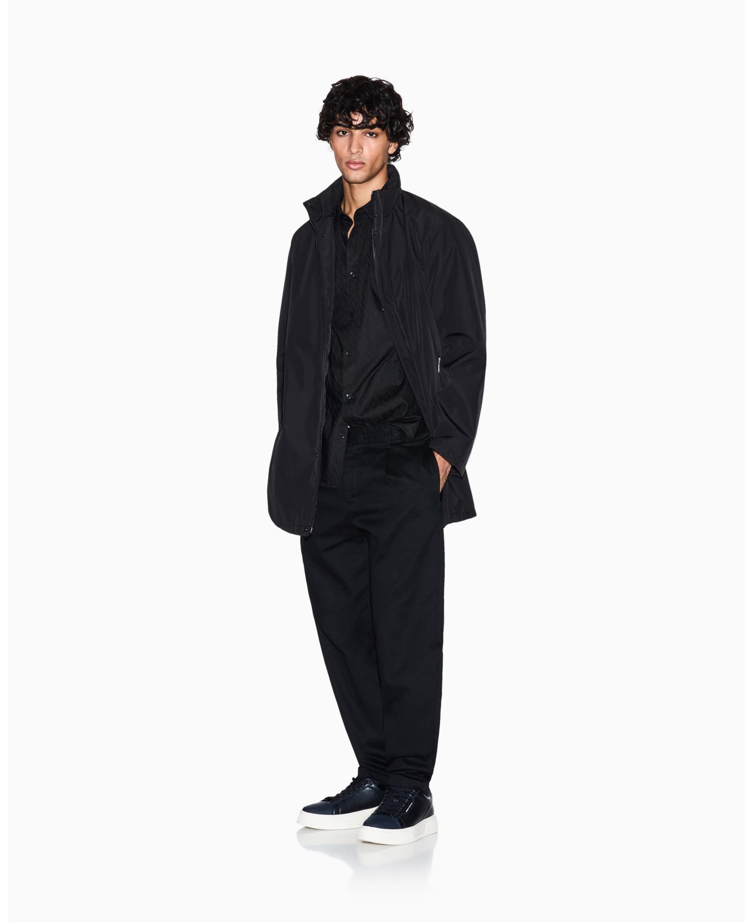 Men's Long Poly Bonded Sport Jacket