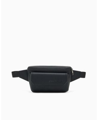 A|X Armani Exchange - Men's polyurethane Leather with Lettering Belt Bag