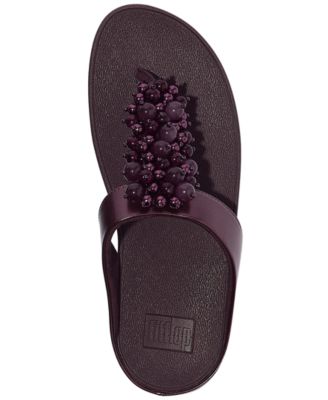 Women's Fino Bauble-Bead Toe-Post Sandals