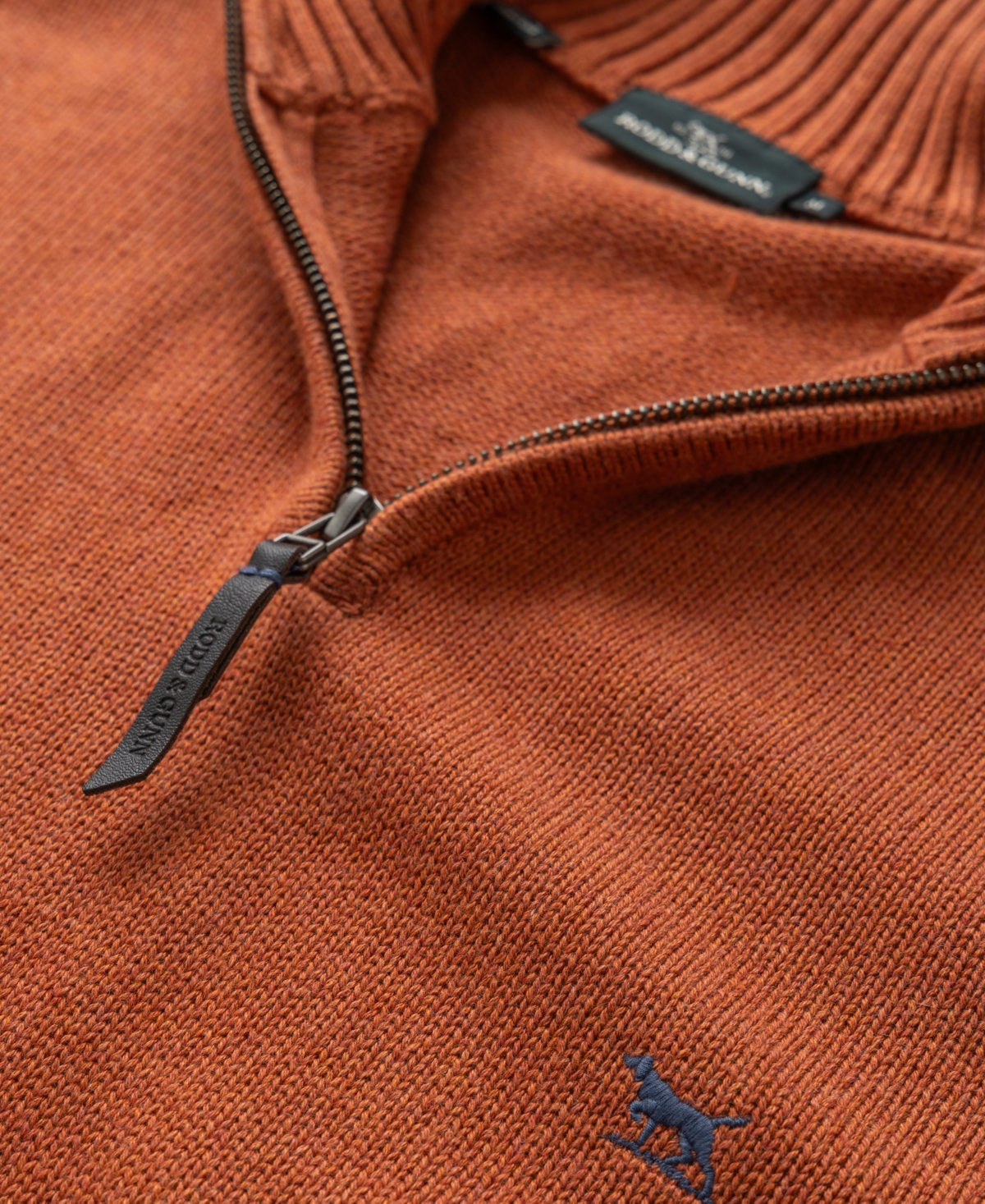Rodd & Gunn Men's Merrick Bay Quarter-zip Sweater In Brown