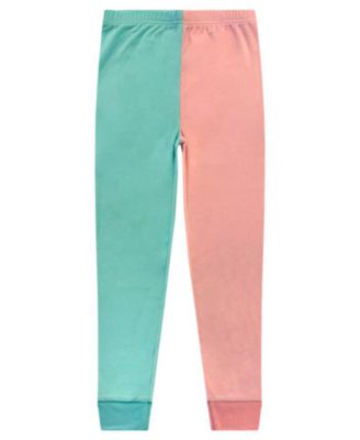 Girls' 4-10 Bunny Fleece Tight Fit Pajama, 4-Piece Set
