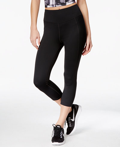 Ideology ID Shape Slimming Rapidry Cropped Leggings, Only at Macy's