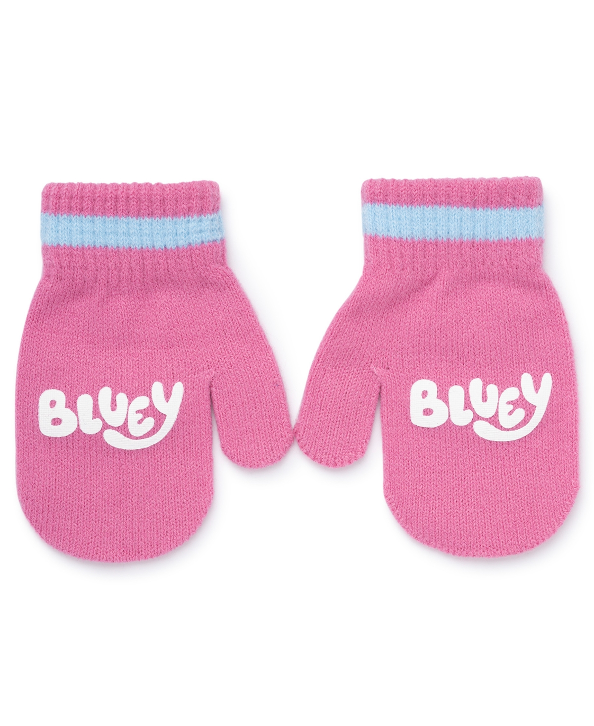 Berkshire Bluey Toddler Girls 2-piece Bluey Beanie And Mitten Set In Pink