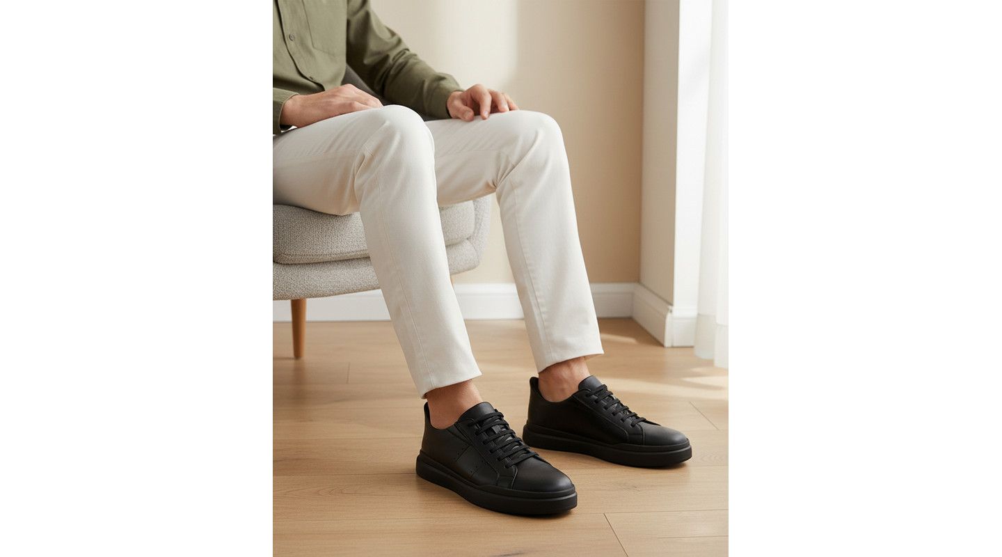 Мужские кроссовки Marc Joseph New York Fort Avenue Hands-Free Slip On Technology Fashion, цвет: Чёрный — фото 3
