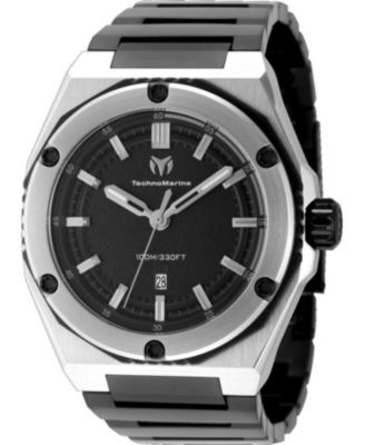 Men's TM-416089 CORAL Quartz Black Dial Watch