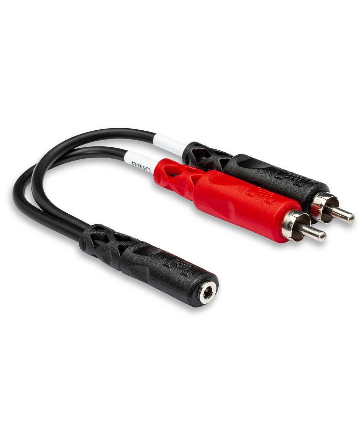 Hosa Technology 6" Stereo 3.5mm Female to Two Rca Male Y-Cable