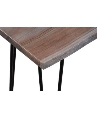 Nature's Edge Solid Acacia Four Piece 72" Counter Height Dining Set