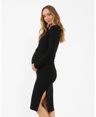 Penny Double Up Maternity Nursing Set in Black - Comfortable and Versatile