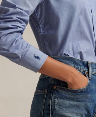 Women's Stretch Slim Fit Cotton Shirt