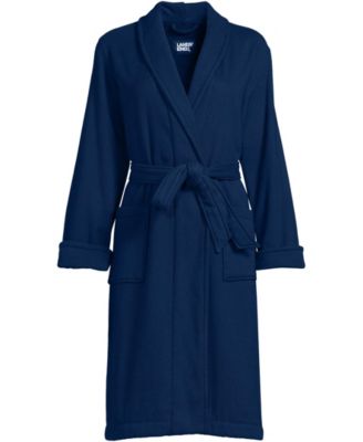 Women's Petite Cotton Terry Knee Length Spa Bath Robe