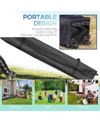 10' Pop-Up Foldable Gazebo with Roller Bag Sidewall