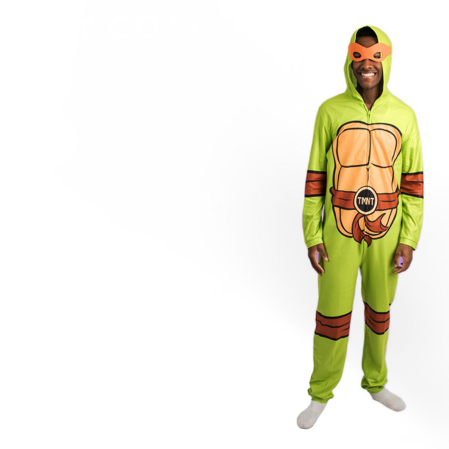 Детские игрушки Teenage Mutant Ninja Turtles Hooded Cosplay Footed Coveralls, 1-Piece, цвет: Зелёный — фото 10