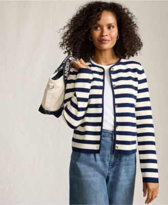 Women's Fine Gauge Cotton Milano Blazer Sweater