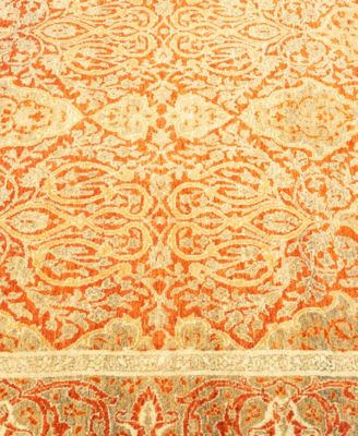 Adorn Hand Woven Rugs Mogul M1482 Rug Collection In Orange