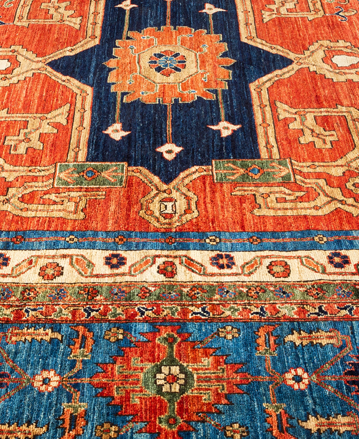 Adorn Hand Woven Rugs Serapi M1973 8'2"x10'4" Area Rug In Multi