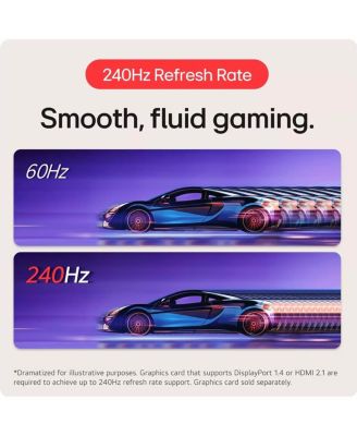 UltraGear 27GR83Q 27" 16:9 QHD 240Hz IPS LCD HDR Gaming Monitor, Black