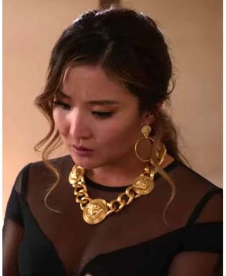 Myia Coin Front Hoop Earrings