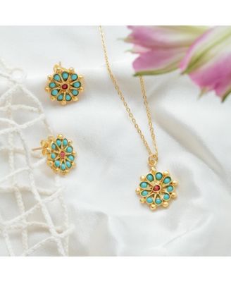 Beaded Pendant Necklace