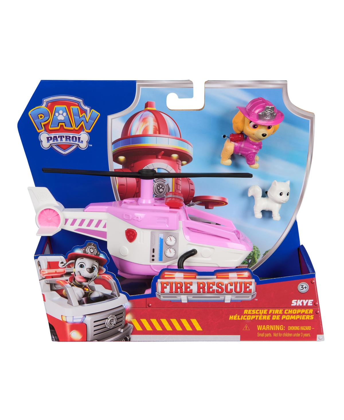 Paw Patrol Fire Rescue Skye Rescue Fire Chopper Helicopter Toy