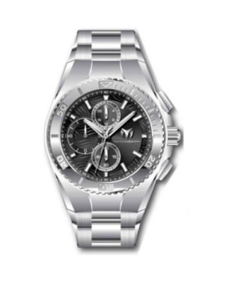 Technomarine Men's TM-224021 Manta Quartz Chronograph Black Dial
