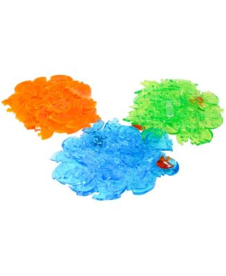 3D Crystal Puzzle Deluxe Rubber Ducks 3-Pack, 129 Pieces