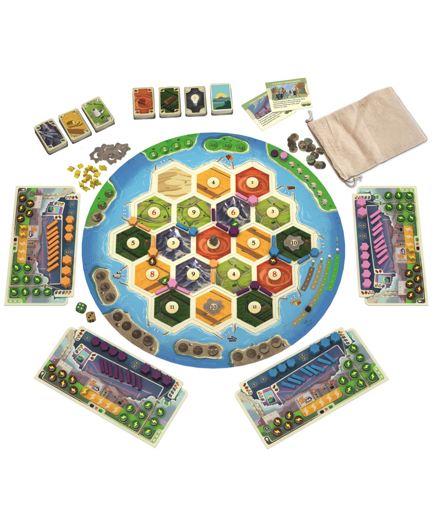 Детская настольная игра Catan Studio New Energies Strategy Family Board Game, Ages 12+ — фото 5