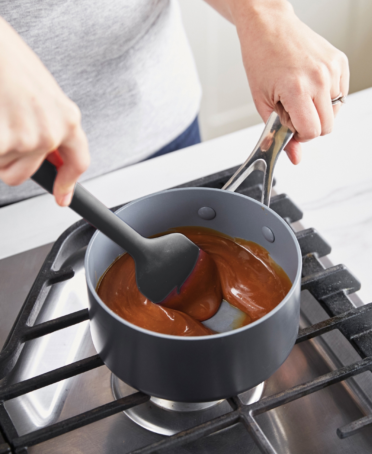 Greenpan Silicone Tools 7-pc. Crock Set In Gray