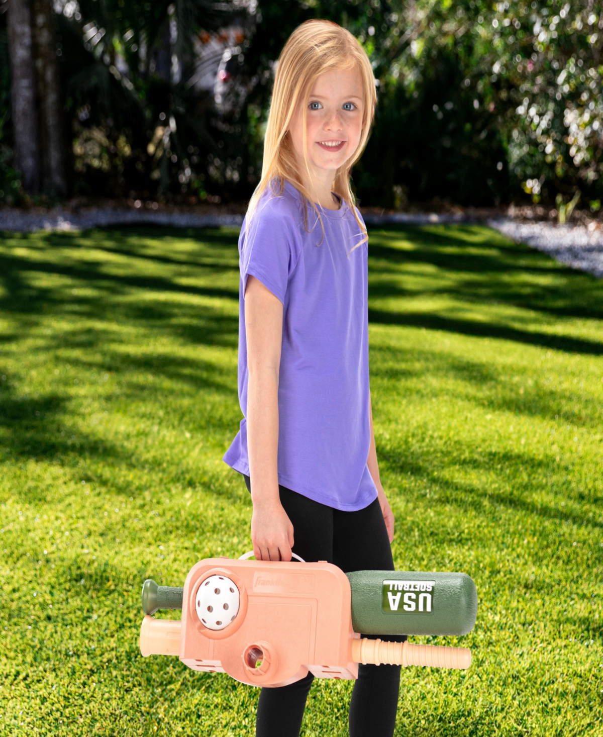 Franklin Sports Usa Softball Kids Softball and Baseball Batting Tee Set