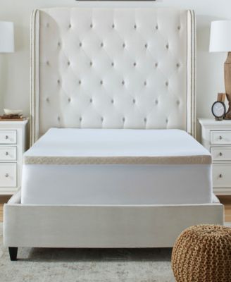 La-z-boy La Z Boy Hybrid Bliss Memory Foam Mattress Topper In White