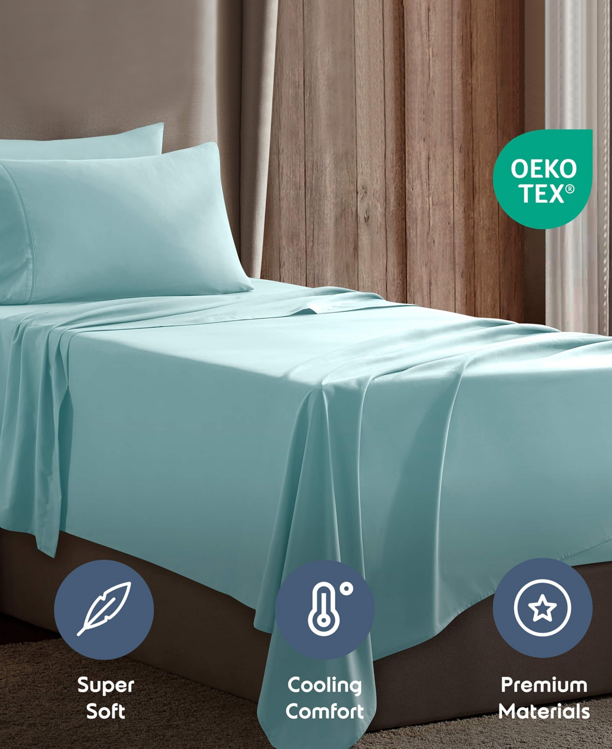 Nestl Premier Collection Deep Pocket 3 Piece Sheet Set