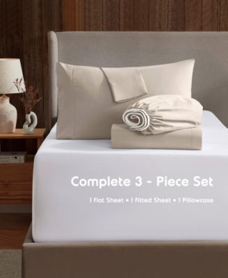 Premier Collection Deep Pocket 3 Piece Sheet Set, Twin