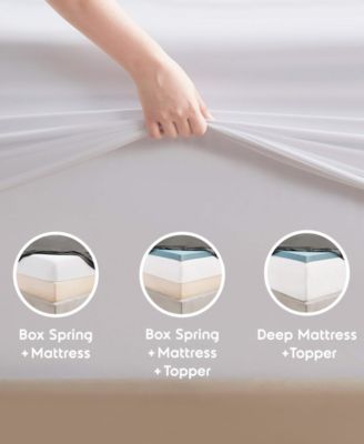 Premier Collection Deep Pocket 4 Piece Sheet Set, Queen