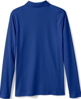 Girls Long Sleeve Feminine Fit Interlock Polo Shirt