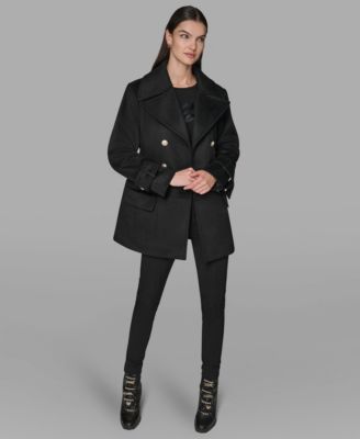 Women's Dropped Waist Peacoat